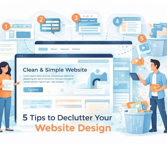 5 Tips to Declutter Your Website Design