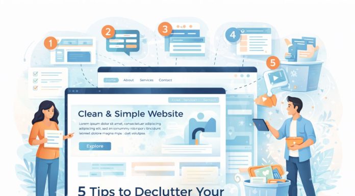 5 Tips to Declutter Your Website Design