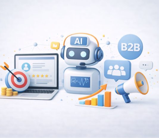 The role of AI & social media marketers in a B2B marketing campaign